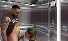 minha vizinha grávida gostosa fez um boquete dentro do elevador do nosso condomínio gozei nela todinha