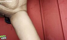 Hey there, hot bride sucks pussy first time before banging a stranger at gloryhole