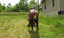 43yo Wife Shows Off Anus with Buttplug and Dripping Toys in Public Compilation