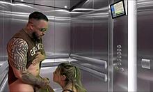 minha vizinha grávida gostosa fez um boquete dentro do elevador do nosso condomínio gozei nela todinha