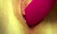Teen masturbating with powerful vibrator