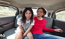 skinny petite girl getting fucked in uber?