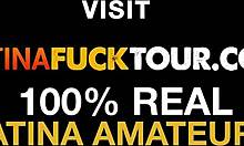 Amateur big tits latina enjoys a rough anal fuck with her big cock bf