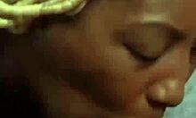 Amateur couple engages in deepthroat blowjob