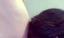 Watch amateur blowjob humiliation end with cum in Stacy's pussy