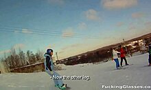 Snowboarder Chick Rosemary Moyer Deepthroats Cock, Receives Cumshot On Shaved Pussy, And Blows Big Tits European Teen