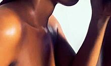 Love sucking big cock with homemade monster cock blowjob 😍