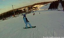 Snowboarder Chick Rosemary Moyer Deepthroats Cock, Receives Cumshot On Shaved Pussy, And Blows Big Tits European Teen