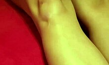 Oh wow, this horny girl is masturbating so passionately for her boyfriend!