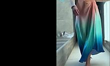 Brazilian Woman Dances In Miniskirt And Dress