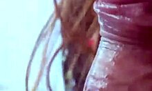 Closeup blowjob and quick morning ride in amateur homemade clip