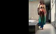 Brazilian Woman Dances In Miniskirt And Dress