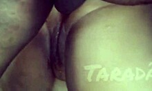 gozou pelo rabo, cum dripping on her fat ass after that intense pussy pounding