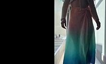 Brazilian Woman Dances In Miniskirt And Dress