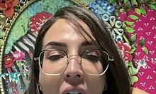 A hot compilation of a brunette masturbating with different dildos