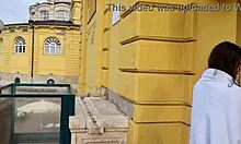 Hungarian teen in budapest public pool