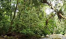 what's hotter than interracial milf action in nature's public setting?