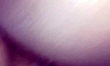 Amateur Couple's Late Night Creampie Session at Home