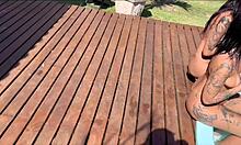 young couple fucks wildly in buzios mansion