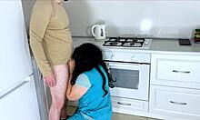 mature milf with giant tits swallows cock and moans during anal sex 😈