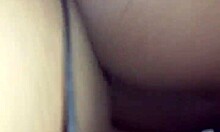 Amateur Couple's Late Night Creampie Session at Home