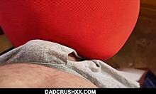 cute teen 18+ step daughter taylor sands wears her step mom's clothes to seduce her step dad pov