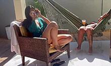 young couple fucks wildly in buzios mansion