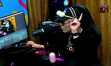 didy reis flashes stunning breasts during podcast with ruan.