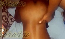 Big Tits Black BBW Takes Blowbang In Ass