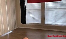 18 year old slut leda lotharia deepthroats my cock & gets a big facial