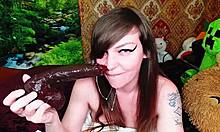 gamergirlroxy deepthroats bbc and cums first time