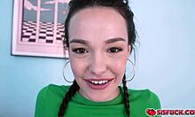 Juan Loco Admires Stepmom Rissa Mays' Huge Tits In POV Handjob