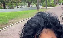 Ebony Latina Takes Cum In Public Park Buenos Aires