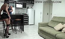 Unexpected passion with the hot maid.