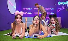 Hot Latina Gamer Girl Gets Fucked and Rides Huge Cock During Play. Cum Covers Her!