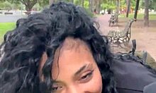 Ebony Latina Takes Cum In Public Park Buenos Aires