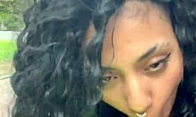 Ebony Latina Takes Cum In Public Park Buenos Aires