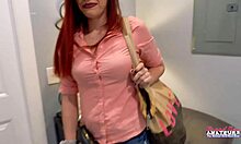 Petite redhead Olivia X passionately sucks hard cock while fingering, leading to intense banging and cumshot