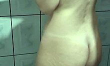 i showed off in the shower, getting ready to get fucked