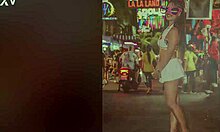asian gogo stripper performing pole dance in soi6