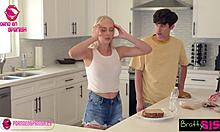 Halloween threesome with latinas