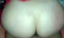 dude, best reverse cowgirl ever with big white bunda in red lingerie 😍