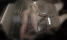 Watch us, amateur couple giving horny handjobs in the shower.
