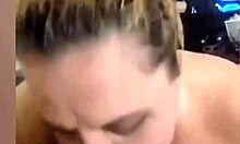 So, this Sri Lankan BBW housewife named Kandy Kane is deepthroating a big cock in her homemade video.