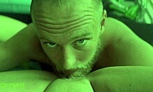 Blue-Eyed Wife Eats Pussy in POV Muff Diving Orgasm