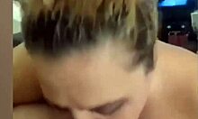 So, this Sri Lankan BBW housewife named Kandy Kane is deepthroating a big cock in her homemade video.