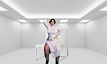 Granny Leia as Darth Vader Slams Tochter with Sith Creampie!