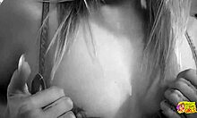 beautiful blonde karen enjoys lesbian sex with friend in kitchen 😍