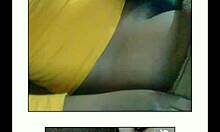 Juicy lucy teases with wet ass and big tits in interracial cam2cam session.