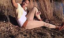 i can't get enough of this sexy red slut with big ass